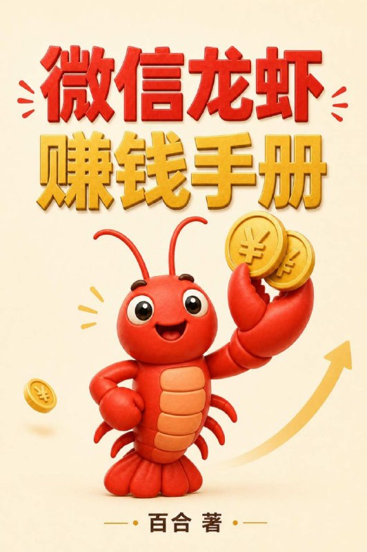 《微信龙虾赚钱手册》（azw3+epub+mobi+pdf)